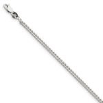 Sterling Silver 3mm Curb Chain 24″