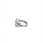 Platinum Slices Salt and Pepper Diamond Ring