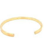 14K Yellow Gold Open Cuff Bracelet