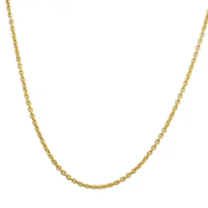14K White Gold 18″ Bead Chain Rhodium Plated Chain