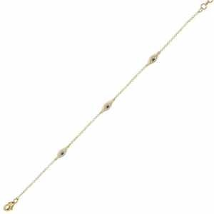 14K Gold 3mm Bead Chain 24″