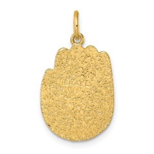 14K Gold Pave Diamond Butterfly Necklace