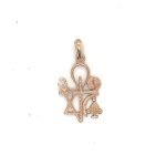 14K Rose Gold Multi Religious Pendant