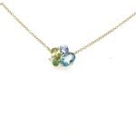 14K Mixed Stone Necklace