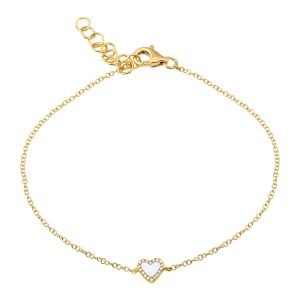 22 Karat Yellow Gold Diamond Bubbles Eternity Line Necklace