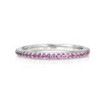 18K White Gold Ruby Eternity Ring