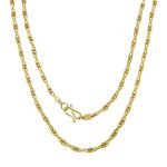 22K Gold Handmade Infinity Links Chain